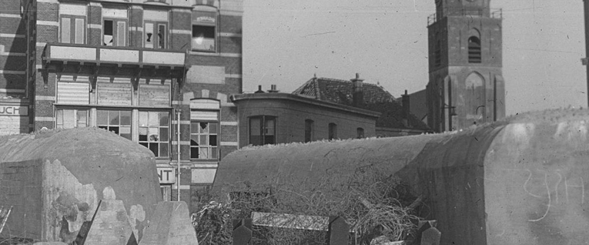 Old Church, Scheveningen, 1945