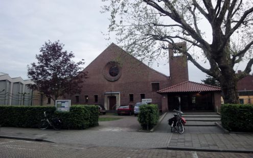 The roof of this church came from Switzerland in kit form